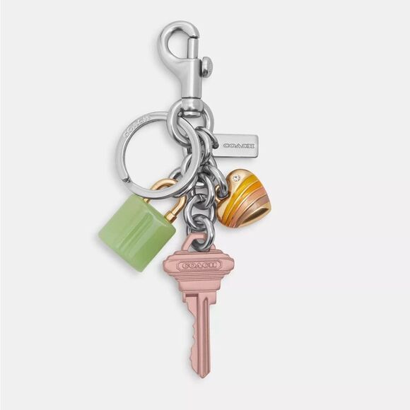 NWT‎ Coach Key Cluster Bag Charm - Picture 1 of 4